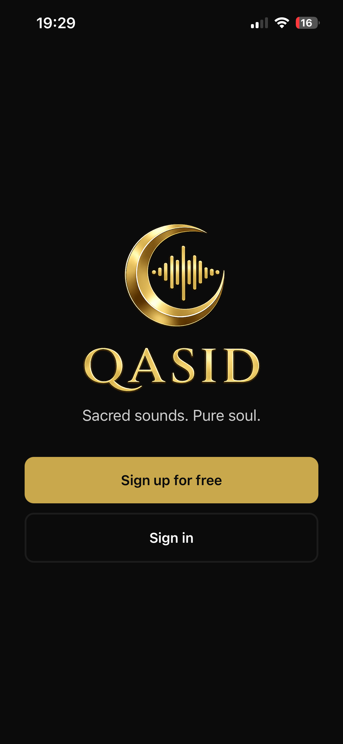 Qasid app screenshot 1